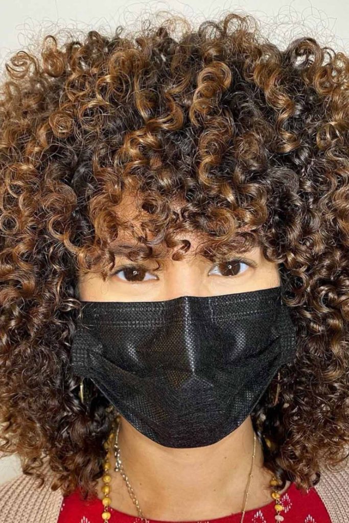 Cinnamon Spice Curly Crown