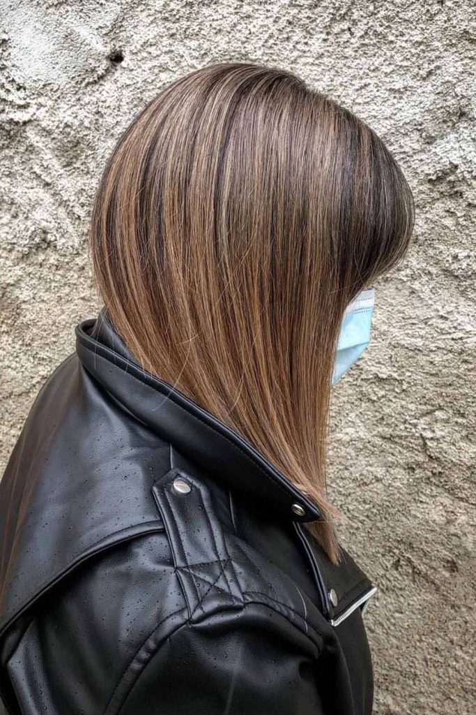 Honey-Touched A-Line Bob