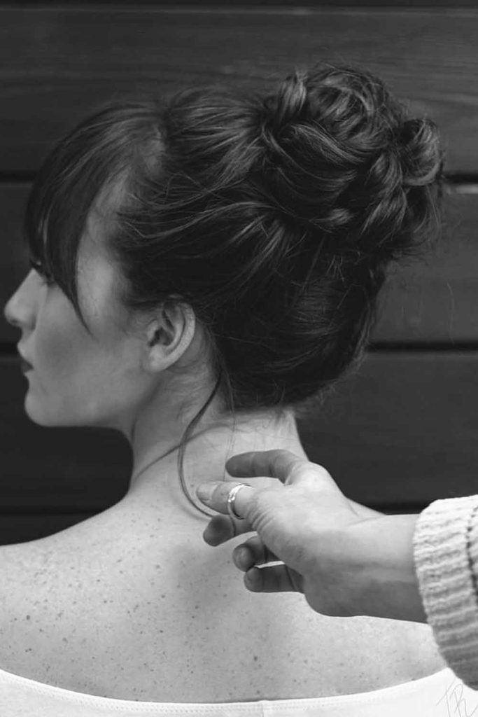 Bohemian High Twisted Bun