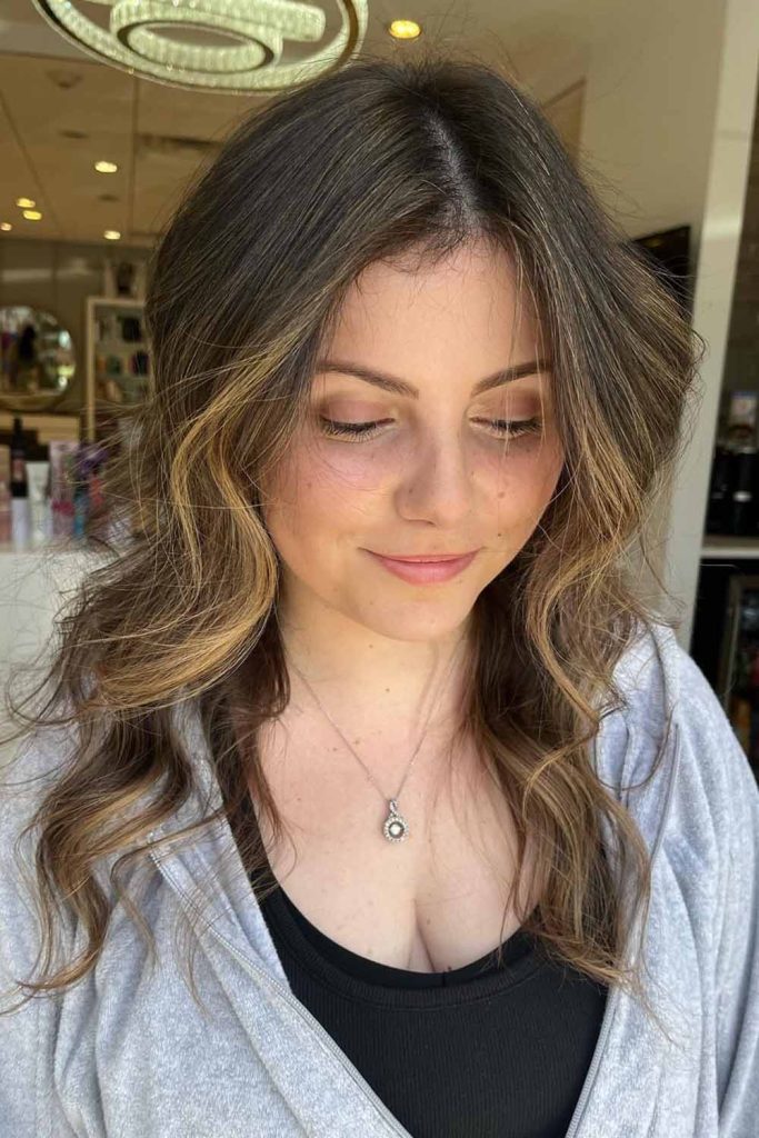 Warm Honey Brown Waves