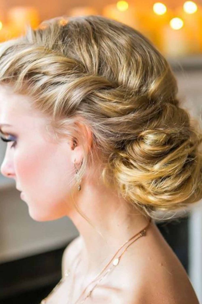 Twisted Romantic Low Bun