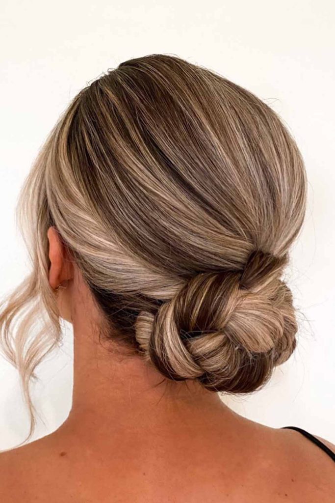 Classic Twisted Low Bun